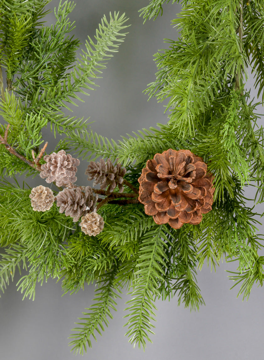 77 in mixed pine plus pine cone long vine