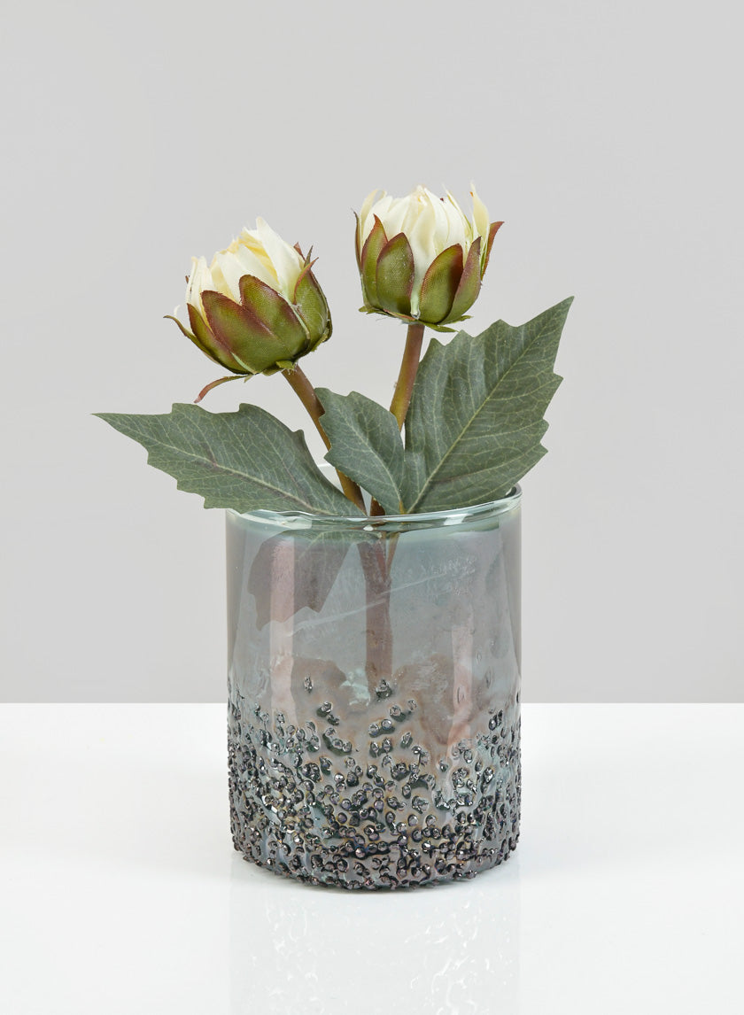 4in Strasbourg Speckled Grey Luster Cylinder