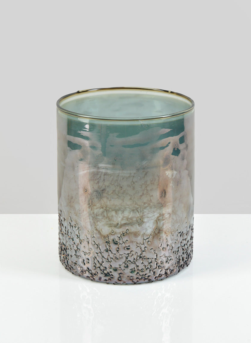 6in Strasbourg Speckled Grey Luster Cylinder