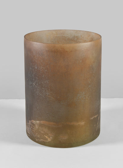 8in Campagna Rust Frost Washed Artisan Cylinder