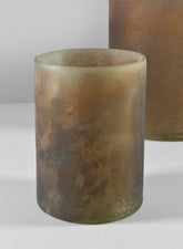 5.5in Campagna Rust Frost Washed Artisan Cylinder