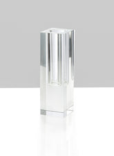 Square Glass Crystal Bud Vases