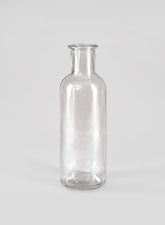 Clear Glass Bottle Bud Vase