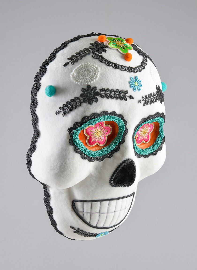 16in Calabera Mexican Skull Hanging