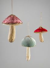 Red Pink & Green Hanging Mushrooms