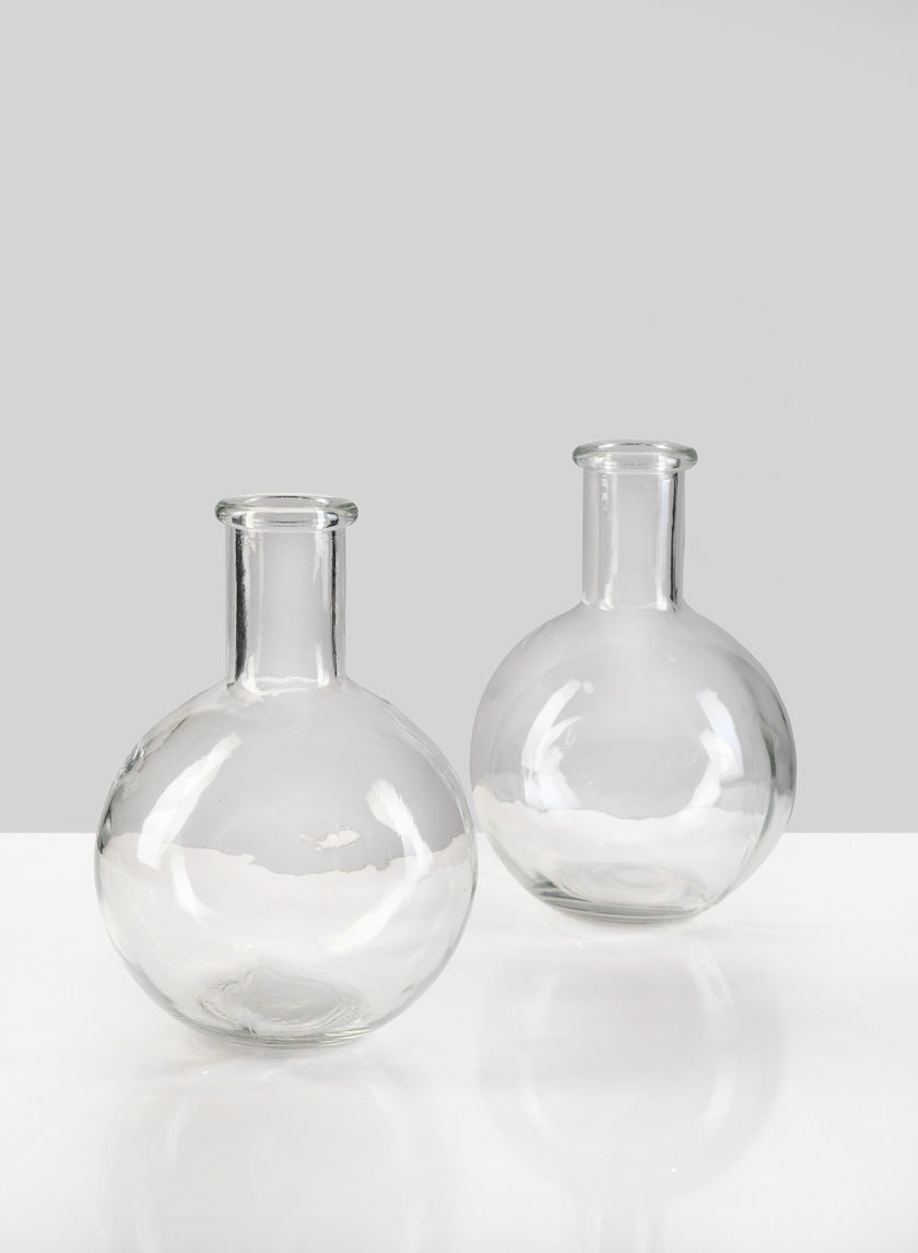 Clear Deco Glass Vase