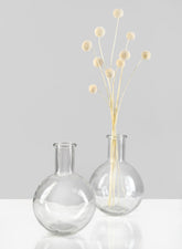 Clear Deco Glass Vase