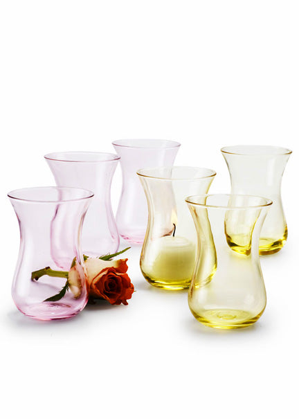 3 3/4in Yellow Vases