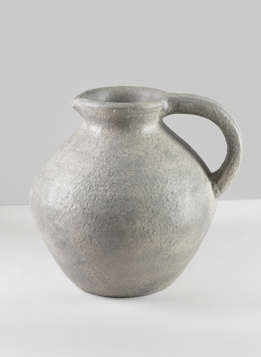 Rezo Rustic Gray Pitcher Vase