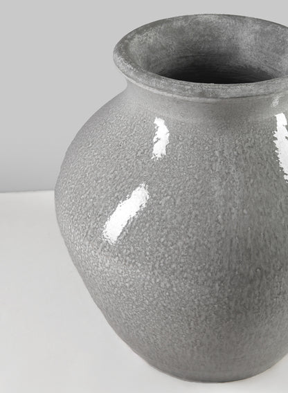 Trino Speckled Gray Vase