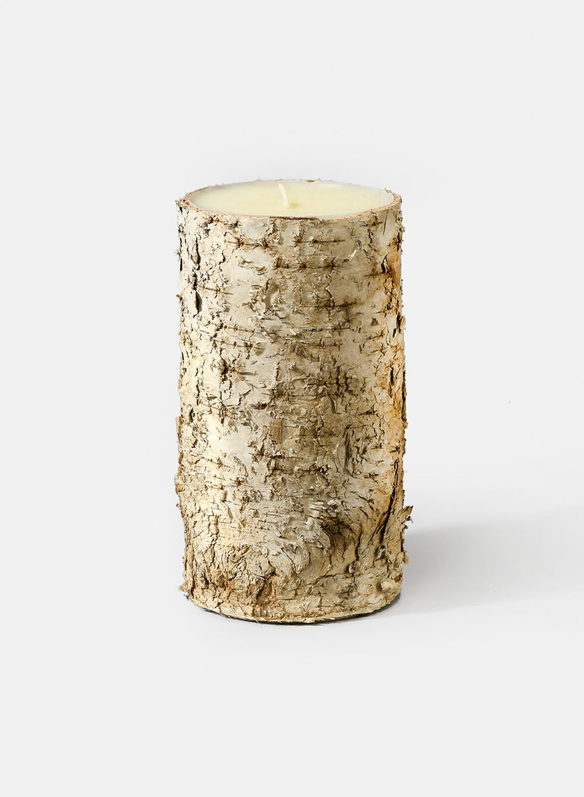 4 x 8in Bark Candle