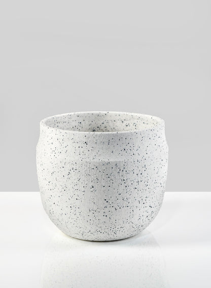 6  1/2in White Granite Goki Bowl