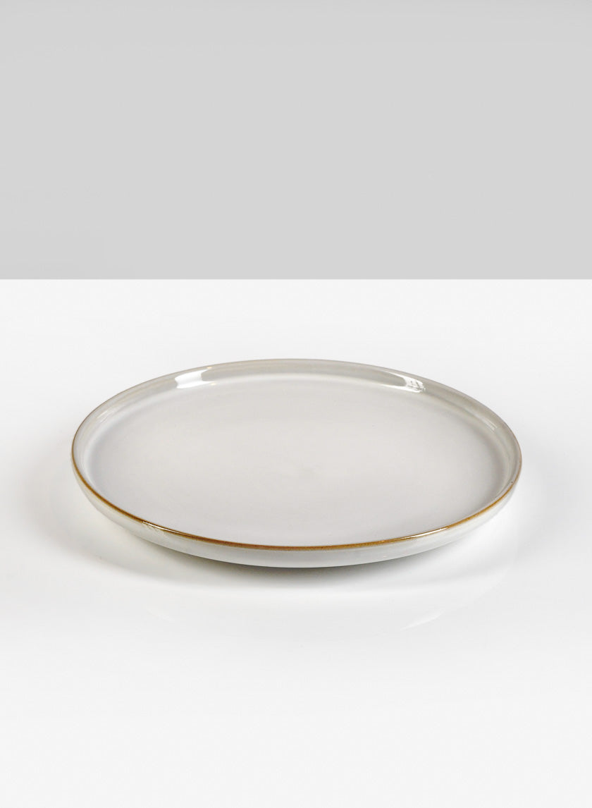 8  1/2in White Ceramic Plate