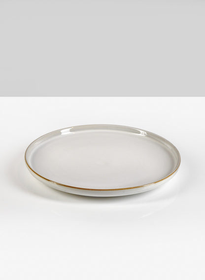 8  1/2in White Ceramic Plate