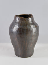 Mashiko Aged Brown Artisan Urn