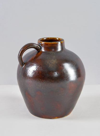 Mashiko Aged Brown Artisan Mini Vase