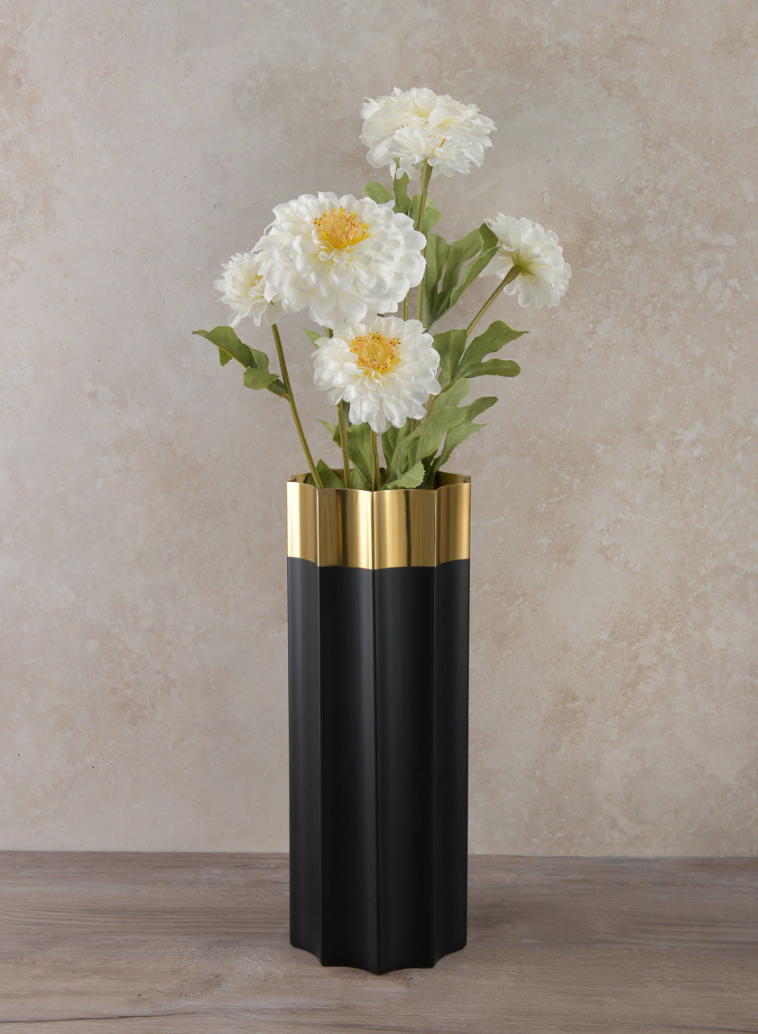 12in Tall Narita Stainless Steel Vase