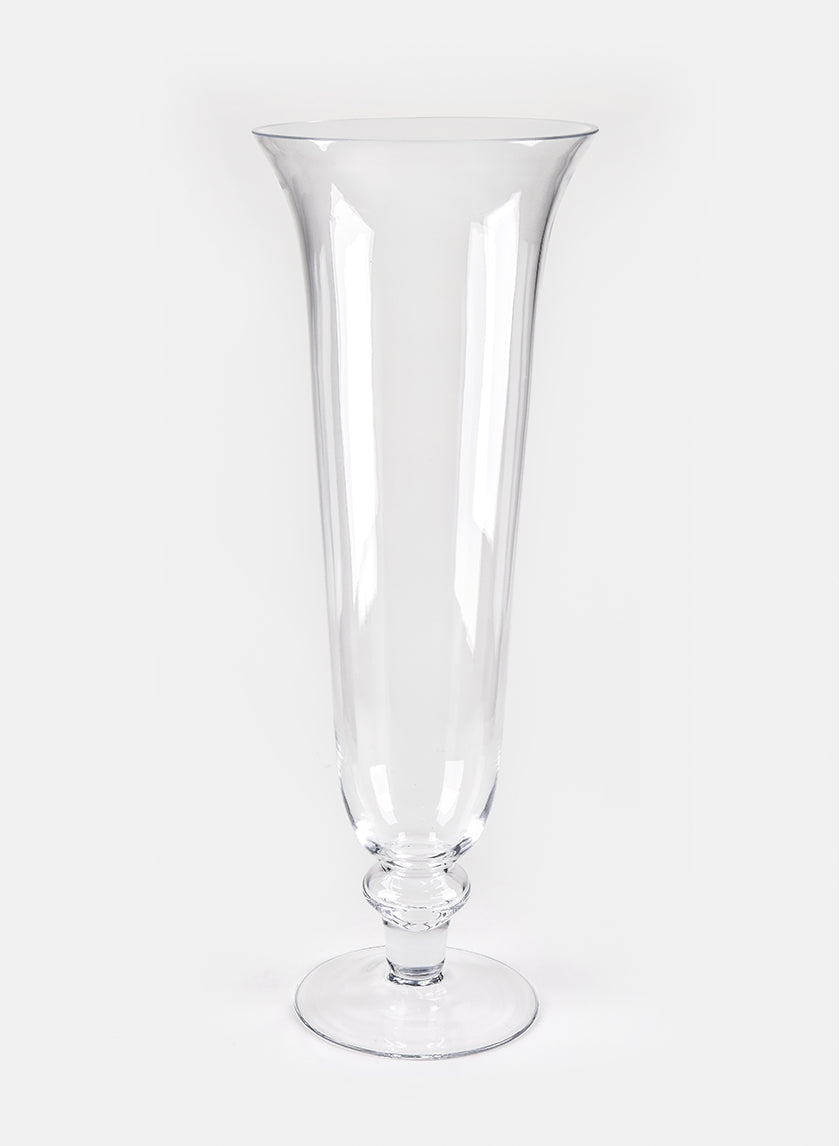 19in Tall Glass Urn