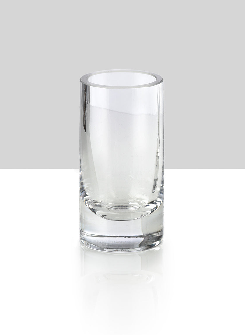 2 x 4in Clear Glass Cylinder