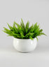 13in Bright White Bavarian Pot