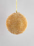 Gold Crystal Bead Ornament