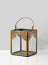 4in Antique Bronze Mumtaz Square Lantern