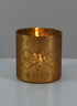 4in Valencia Aged Gold Mercury Holder