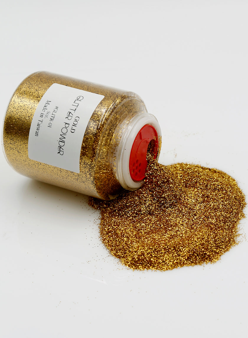 8oz Gold Glitter Powder