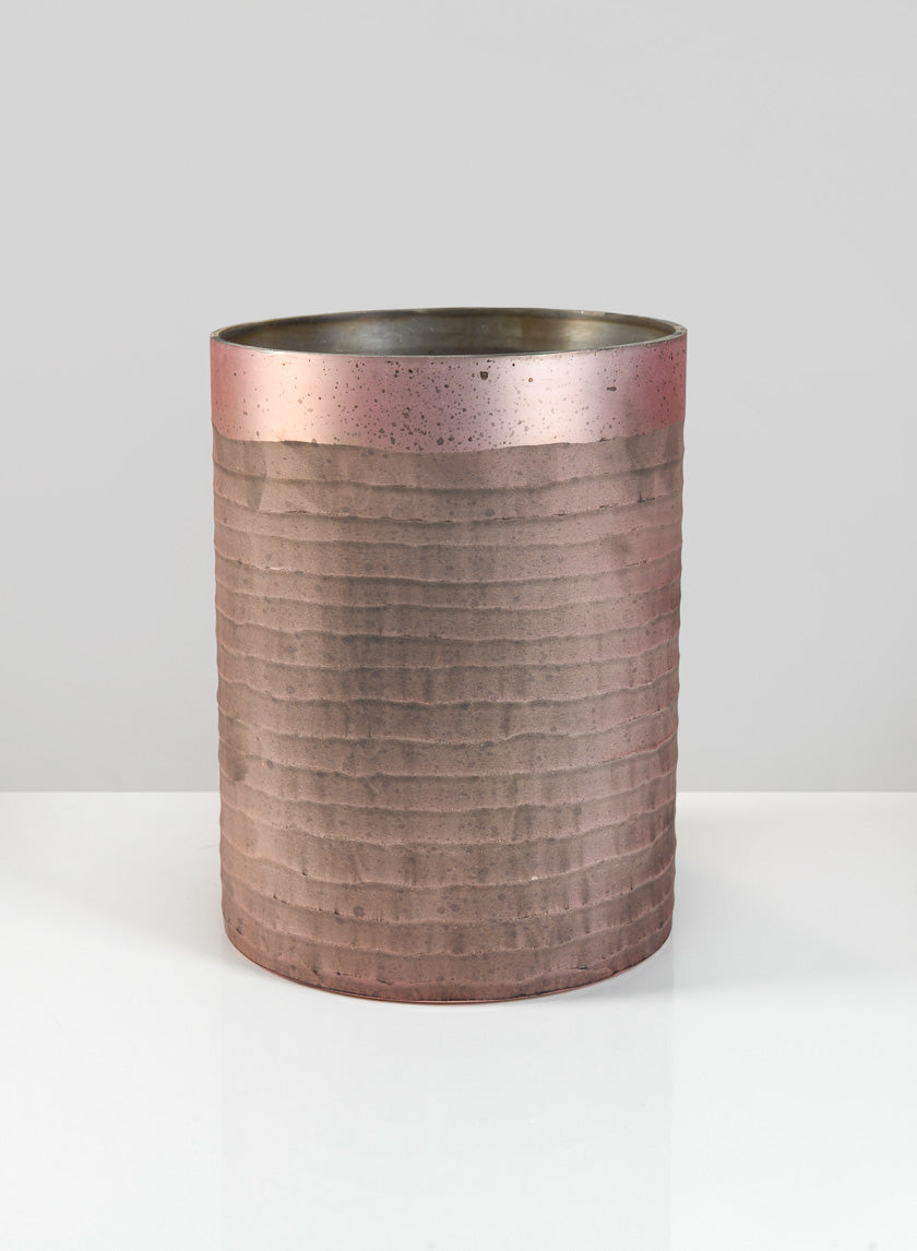 6in Tromso Matte Rose Cylinder