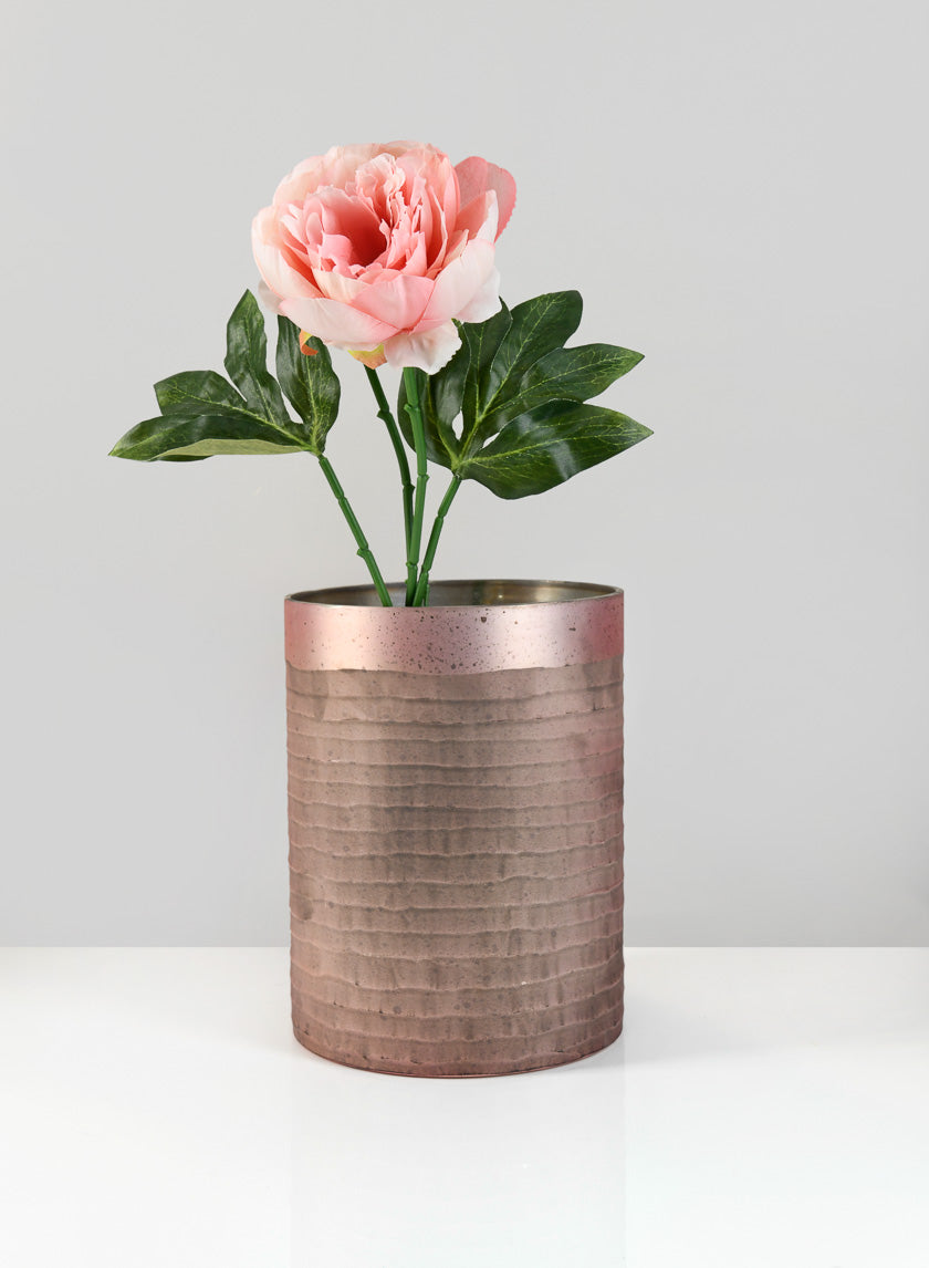 6in Tromso Matte Rose Cylinder