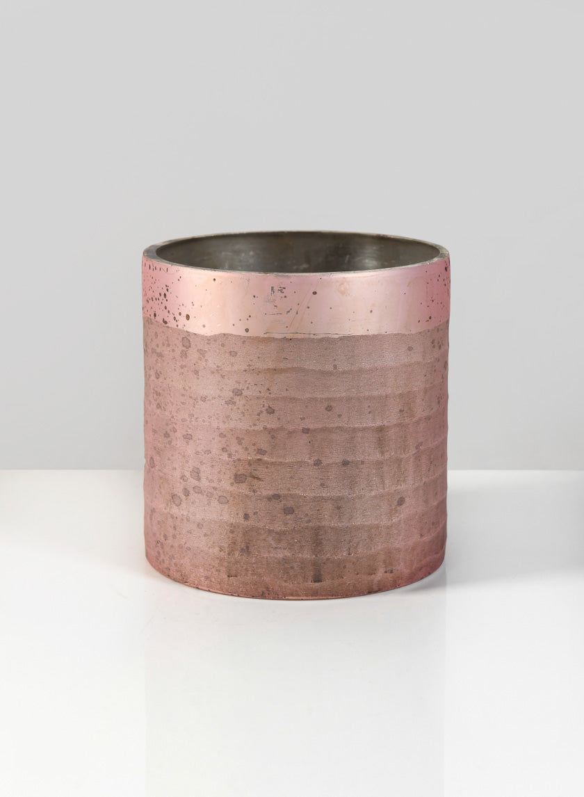 4in Tromso Matte Rose Cylinder