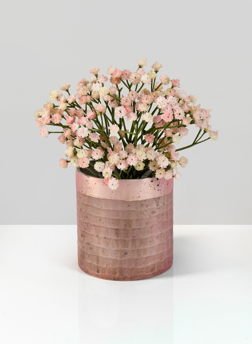 4in Tromso Matte Rose Cylinder