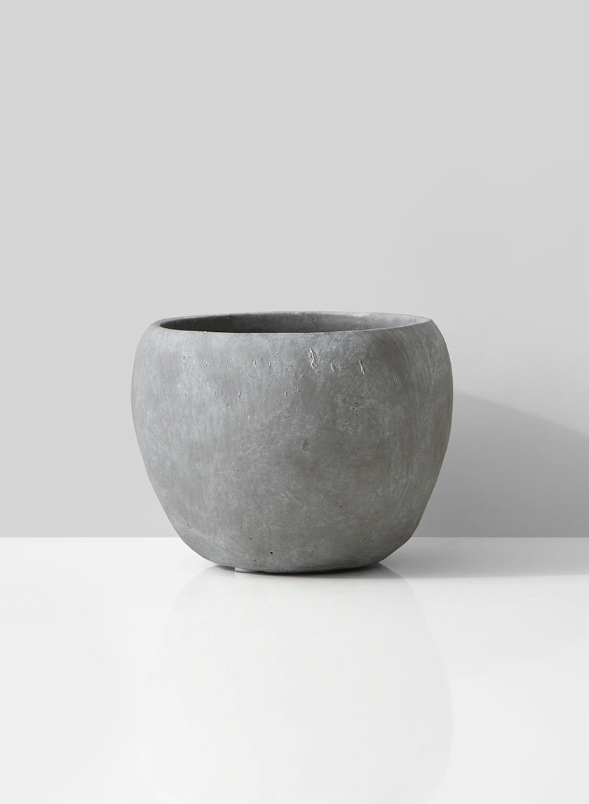 Atelier 5  1/4in Cement Fishbowl Vase