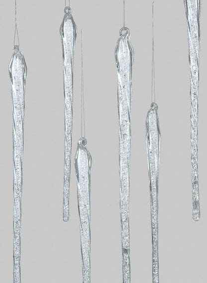 12in Glass Icicle