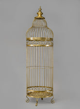 35in & 42in Antique Gold Birdcages