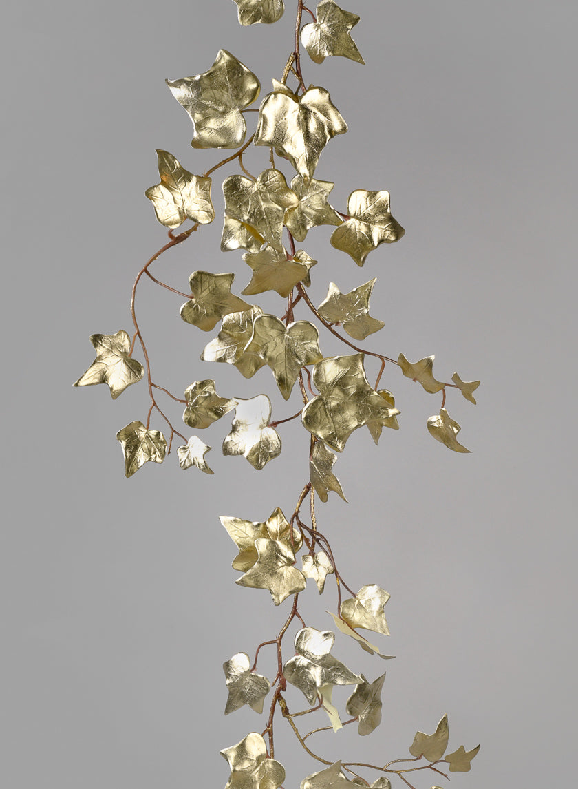 58in Gold Ivy Garland