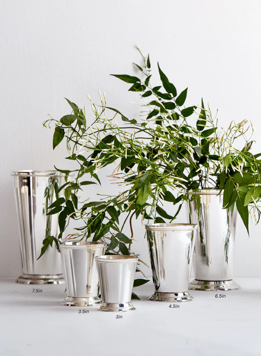 Silver Julep Cup Vases