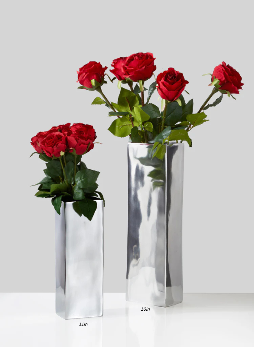 Aluminum Rectangle Vases