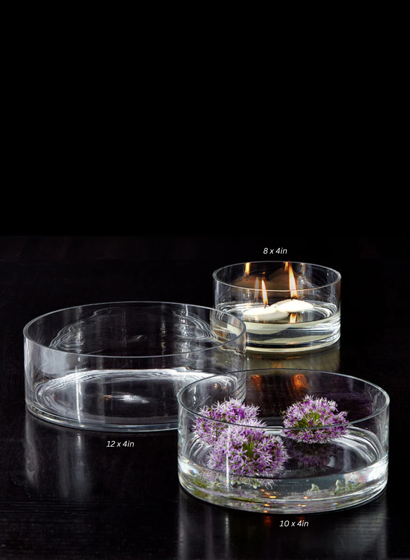 Floating Candle Glass Bowls