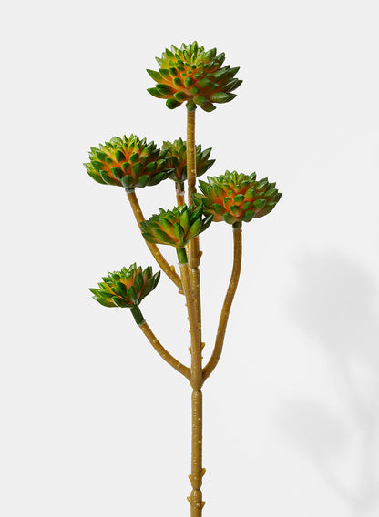 Dark Green Succulent Mini Tree Spray