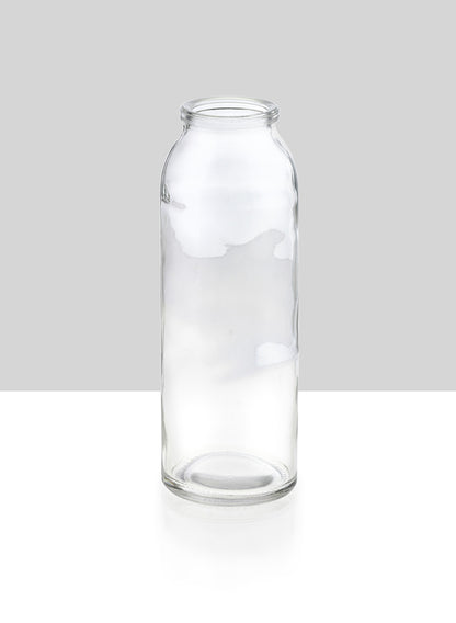 6in Glass Bottle Vase