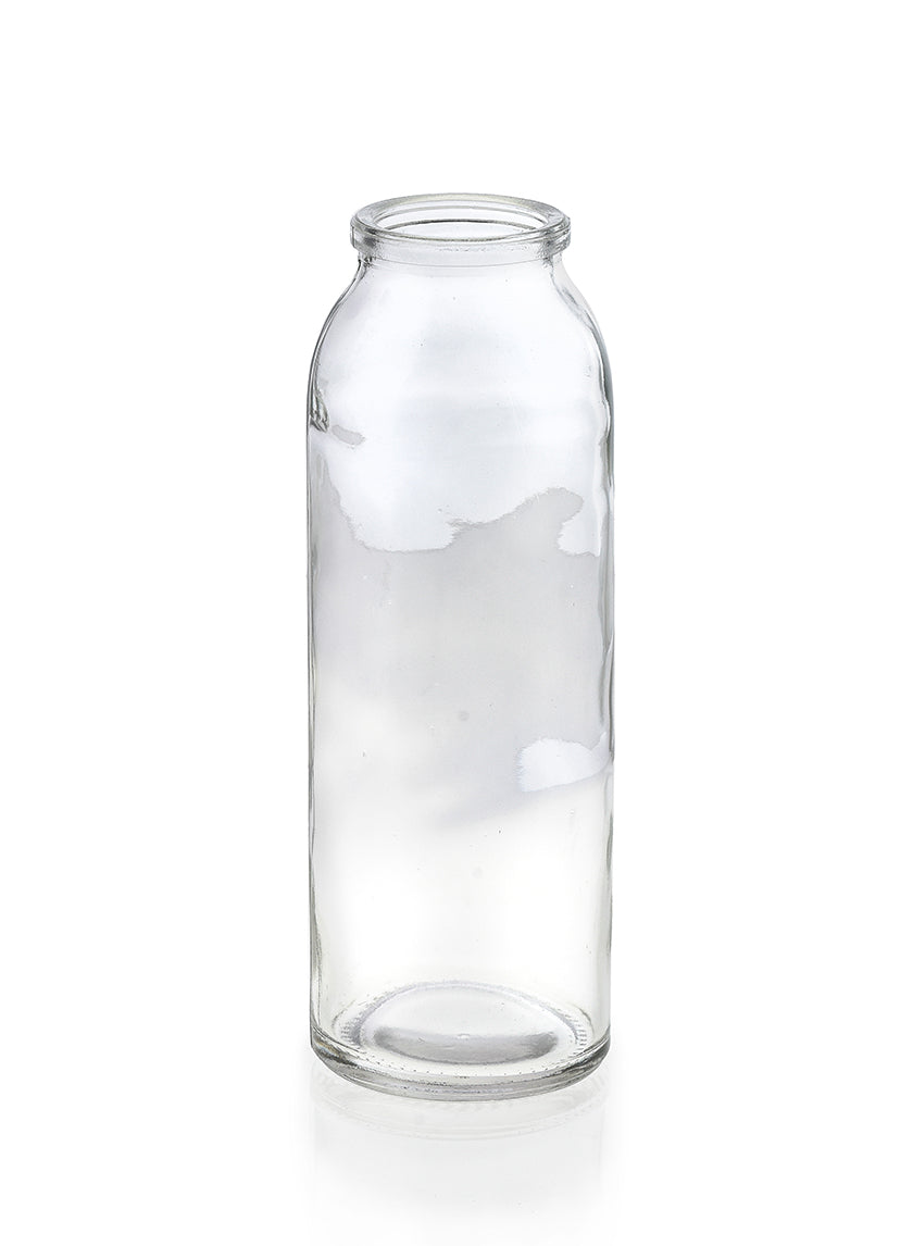 6in Glass Bottle Vase