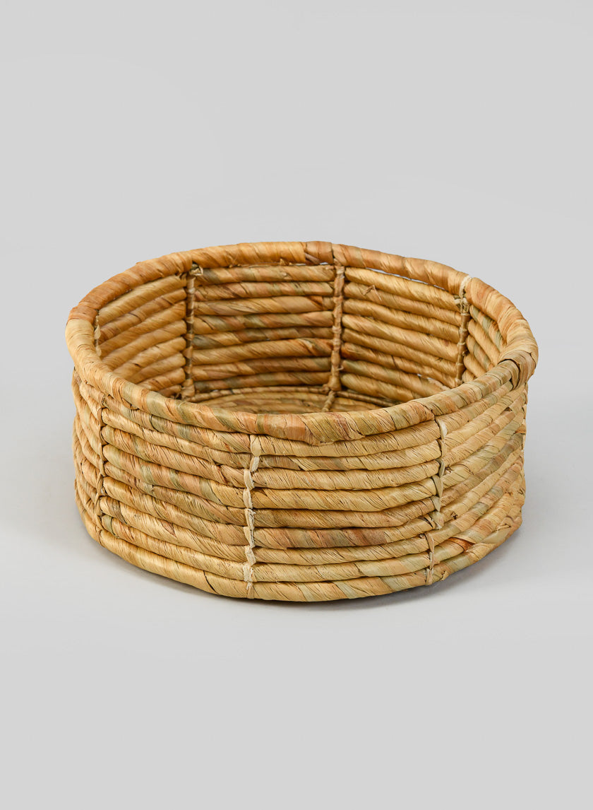 12in Malacca Water Hyacinth Basket