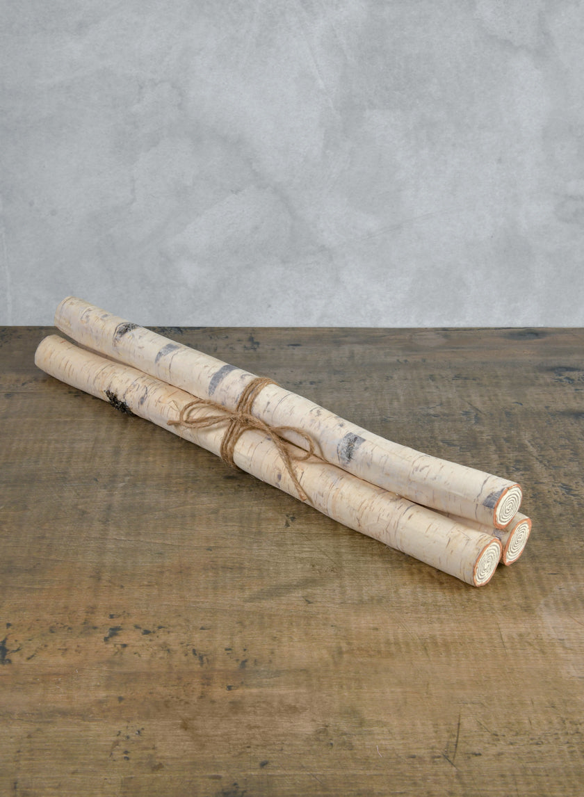 20in Artificial Birch Pole Bundle