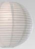 16- & 24-inch White Crepe Paper Shades