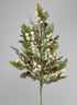 32in Real Touch Pine Pick With White Berries