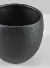 5in Anga Aluminium Ethnic Black Pot