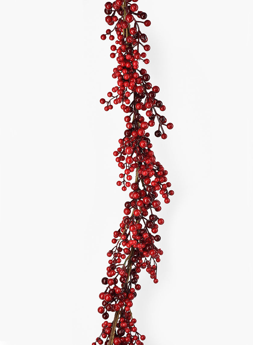 Red &amp; Burgundy Berry Garland