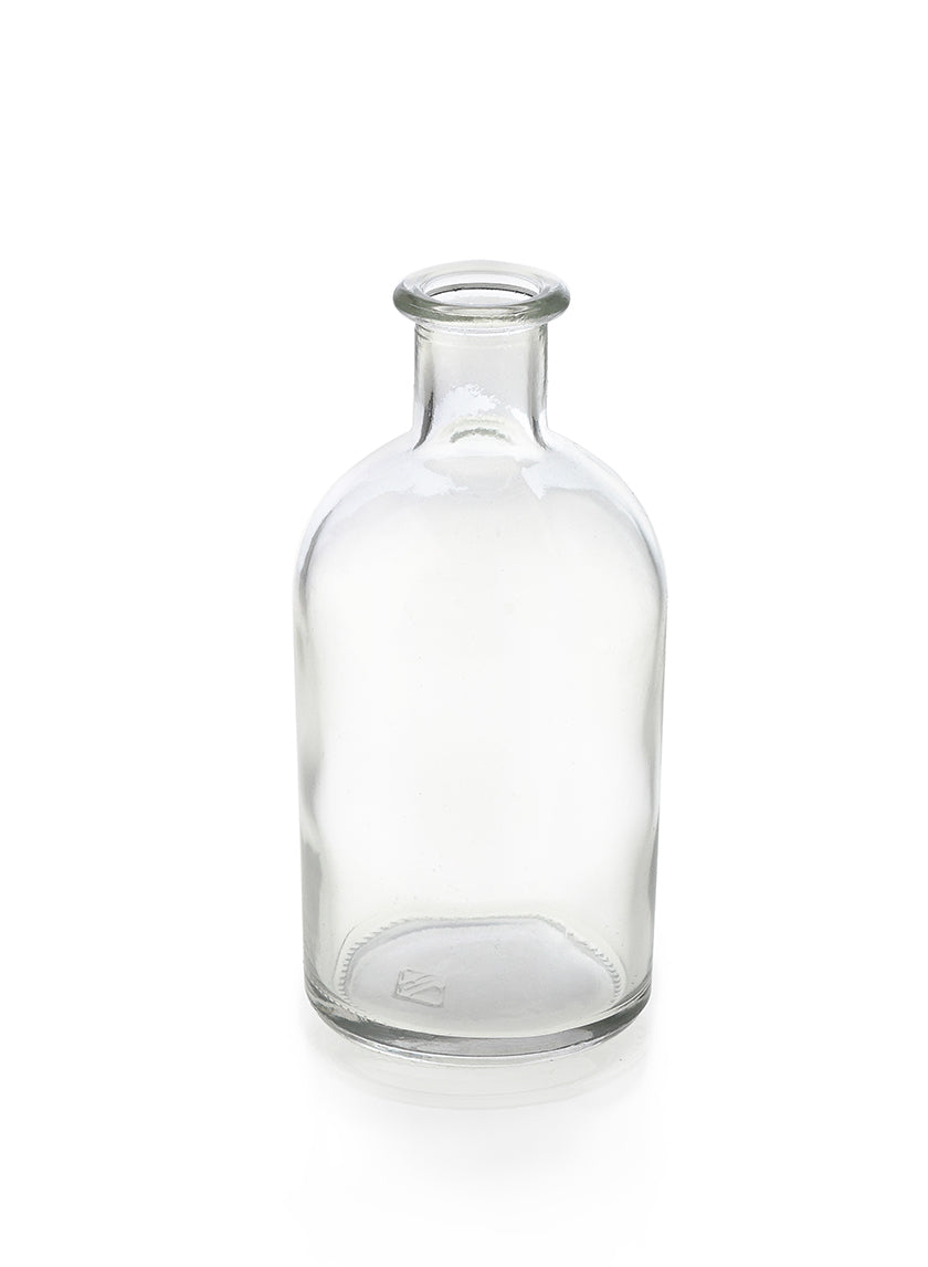 Clear Medicine Bottle Bud Vase