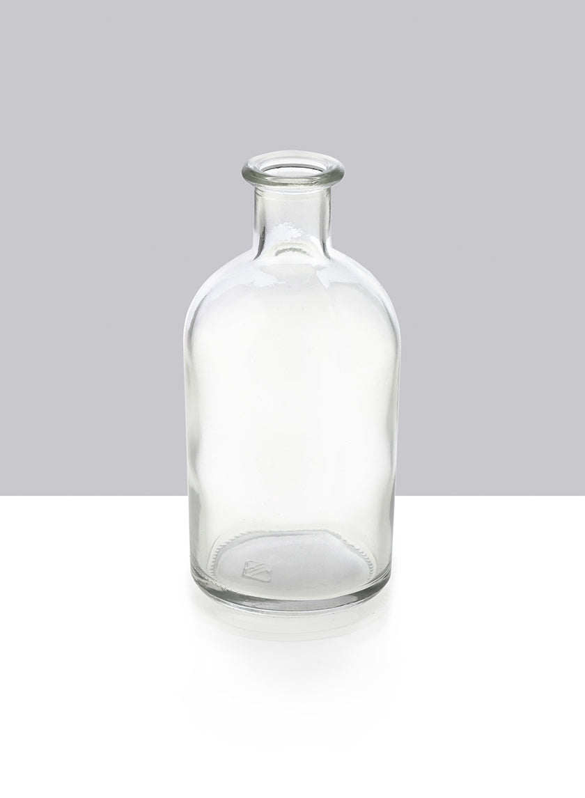 Clear Medicine Bottle Bud Vase